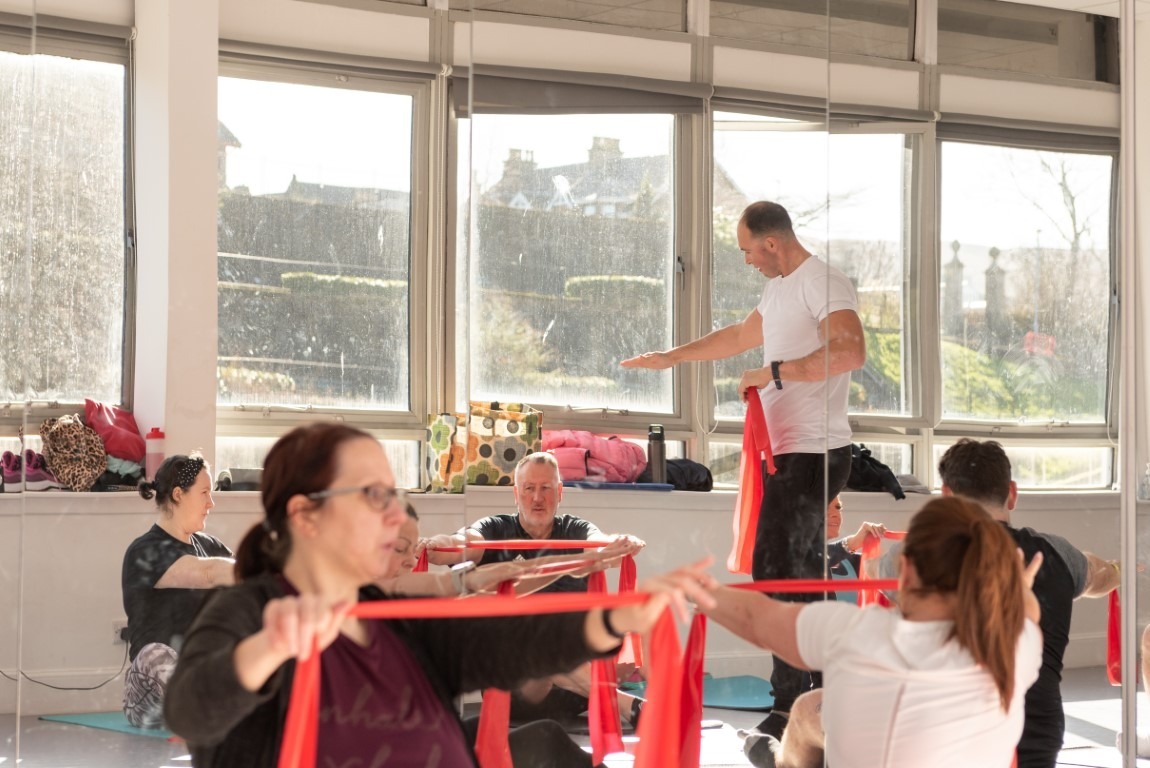 Teaching Pilates in Paisley